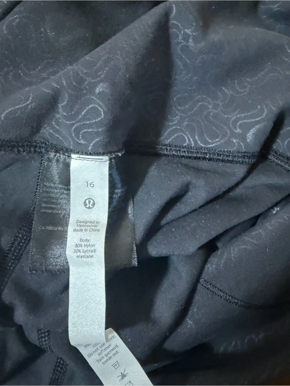 lululemon athletica Black High-Rise 7/8 Leggings